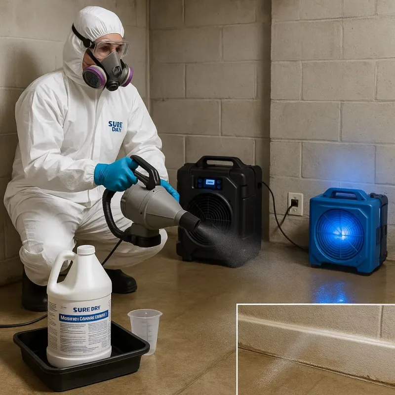 Sanitization and Odor Removal process in Boonton, NJ